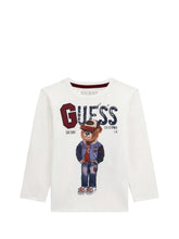 GUESS 1 USCITA Guess Ls T-Shirt Kid Bimbo - Bianco Bianco